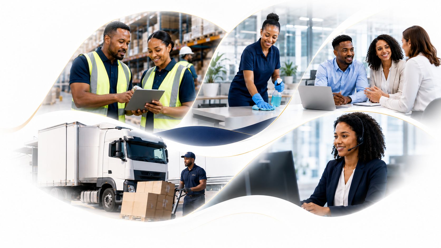 Hlanganane Business Solutions team — leadership, operations and logistics